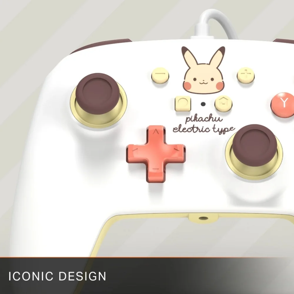 Pokemon PowerA Enhanced Nintendo Switch Wired Controller- Pikachu Electric Type